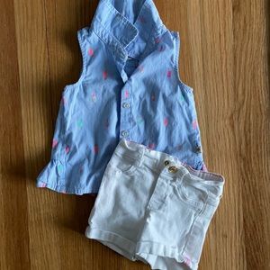 Kate Spade tank and short set